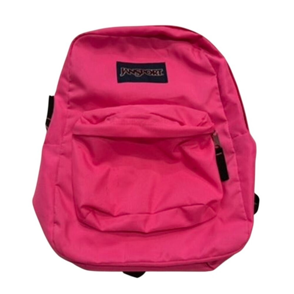 Jansport Basic Backpack in Bright Pink